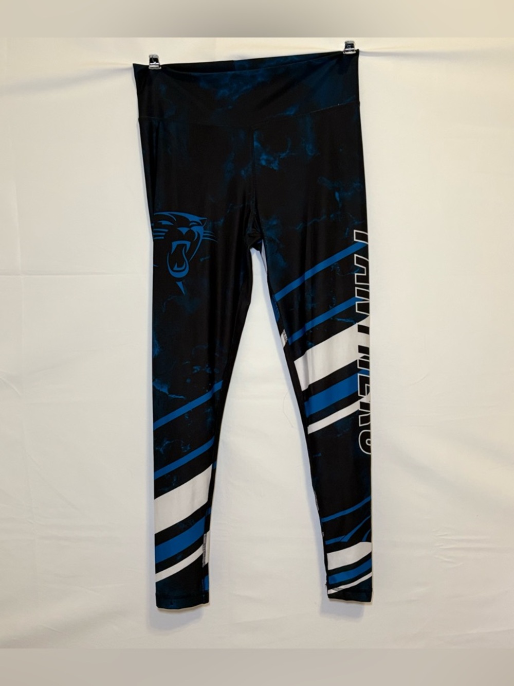 NFL Carolina Panthers Black & Blue Leggings